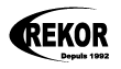 Logo de la marque Rekor, spécialiste des soins pour les chevaux